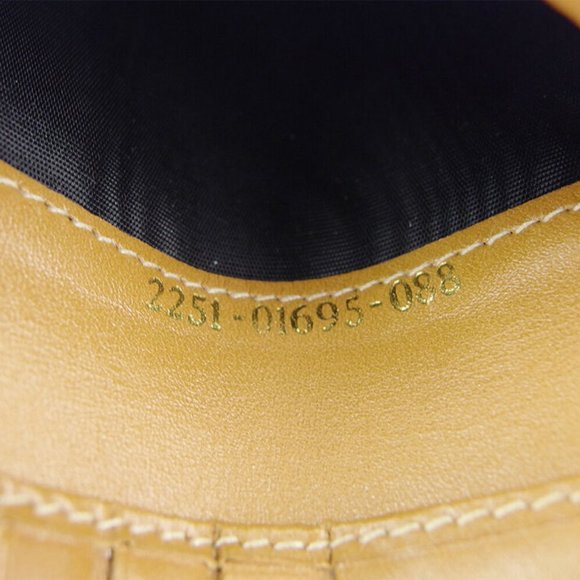 Authentic FENDI W hook purse pecan beige PVC �~ leather Auth used - Picture 9 of 9